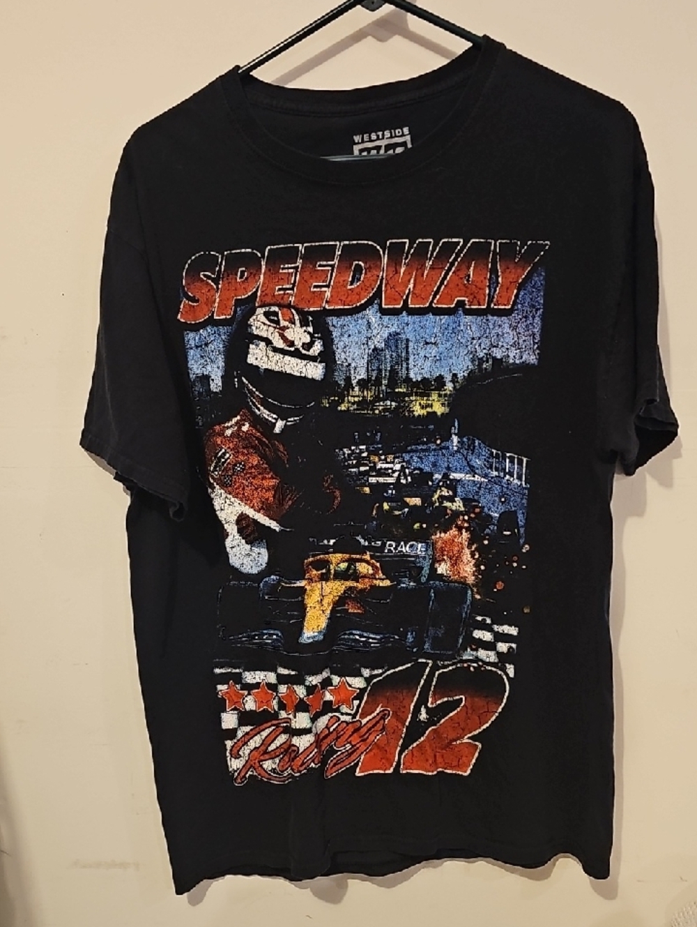 Westside Originals Mens Racing Tshirt. Sz Large Mens